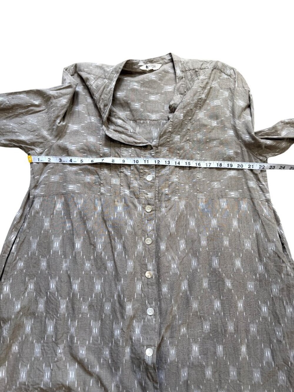 Marketplace Handwork India Set Of 2 Dresses Women 1W / US 18 Button-Up Pink Tan - Picture 11 of 13